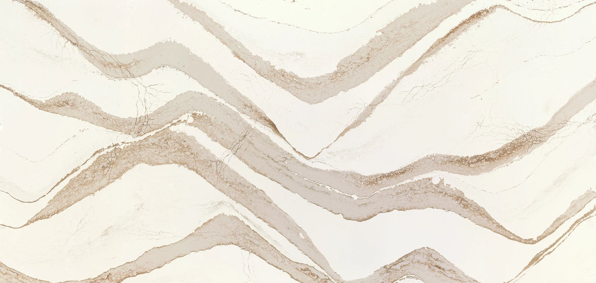 Brittanicca Gold Cool™ Quartz Sample Cambria Quartz Surfaces