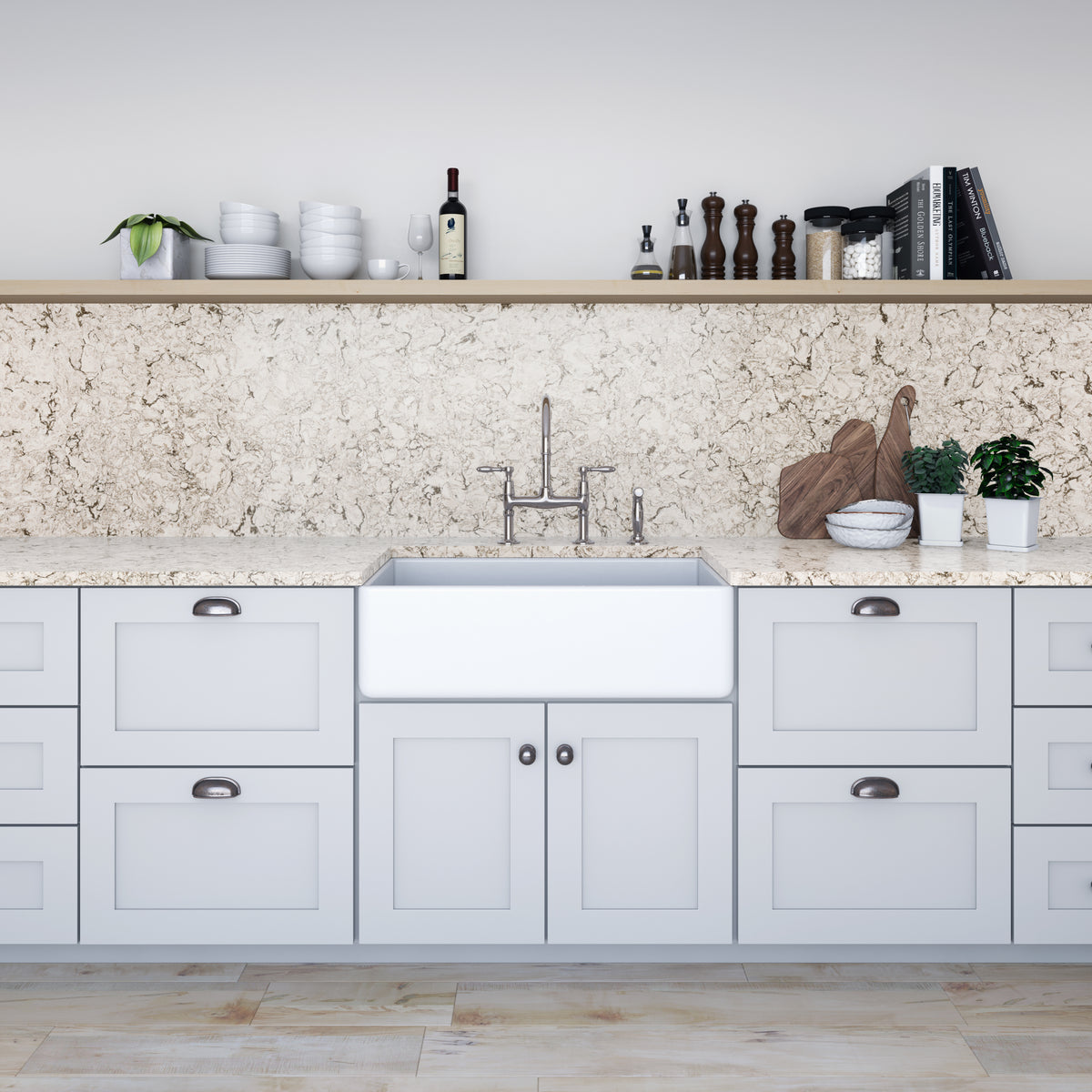 Axbridge Quartz Sample - Cambria Quartz Surfaces – Cambria Life + Style