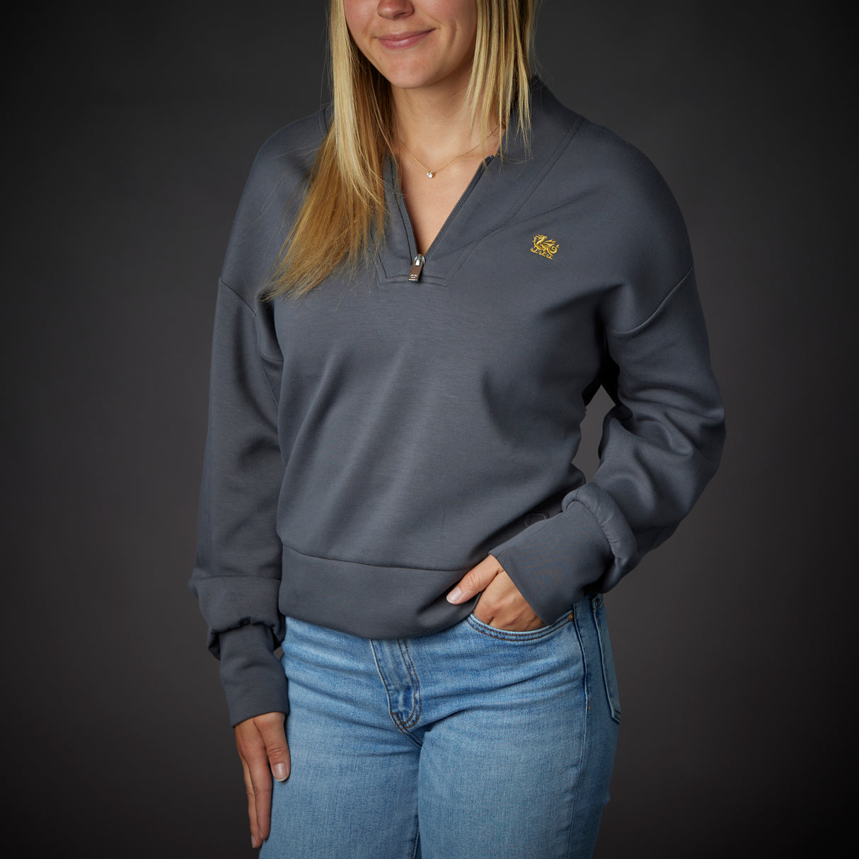 Women’s OGIO 1/4 Zip Pullover - Gray