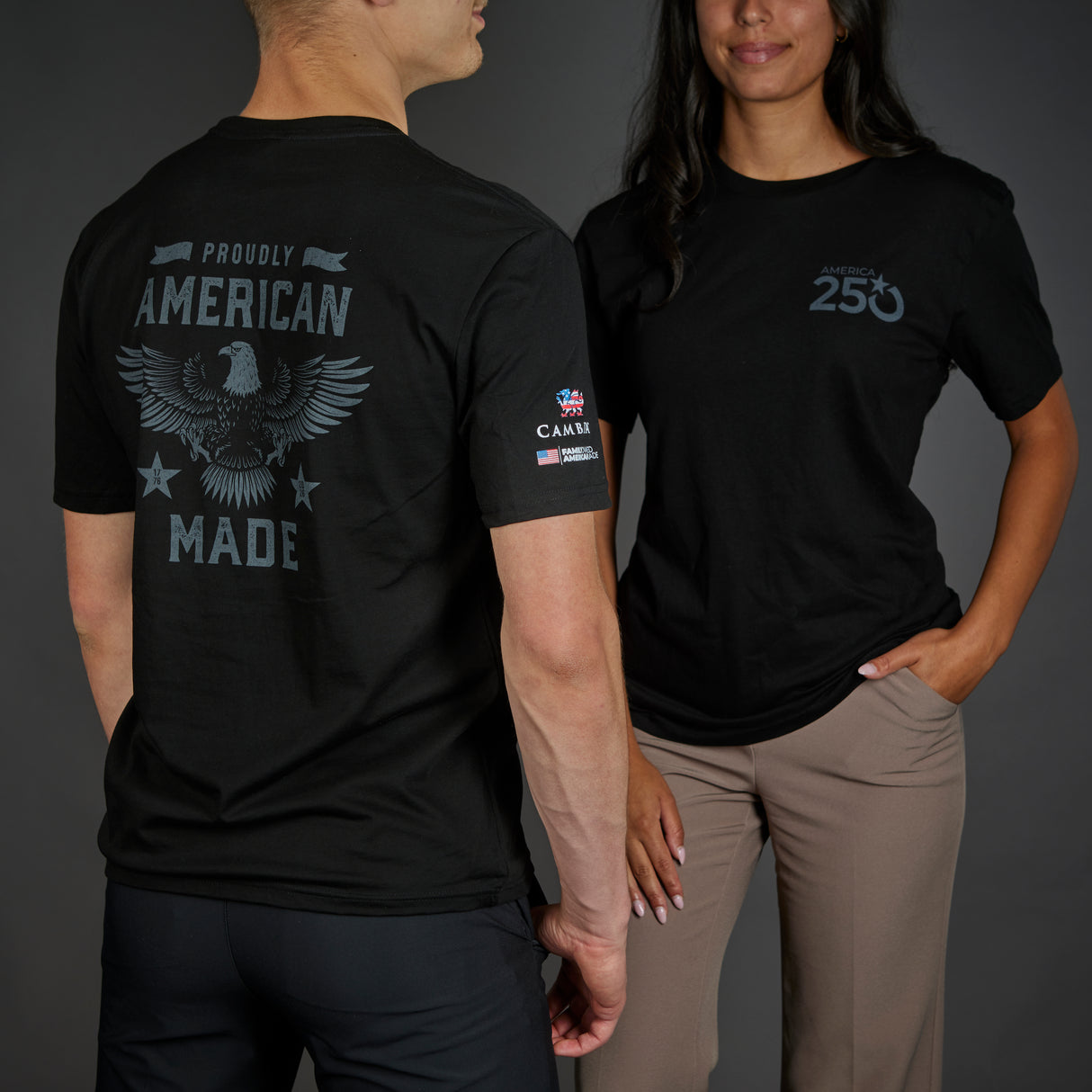 American Made 250 Black Tshirt
