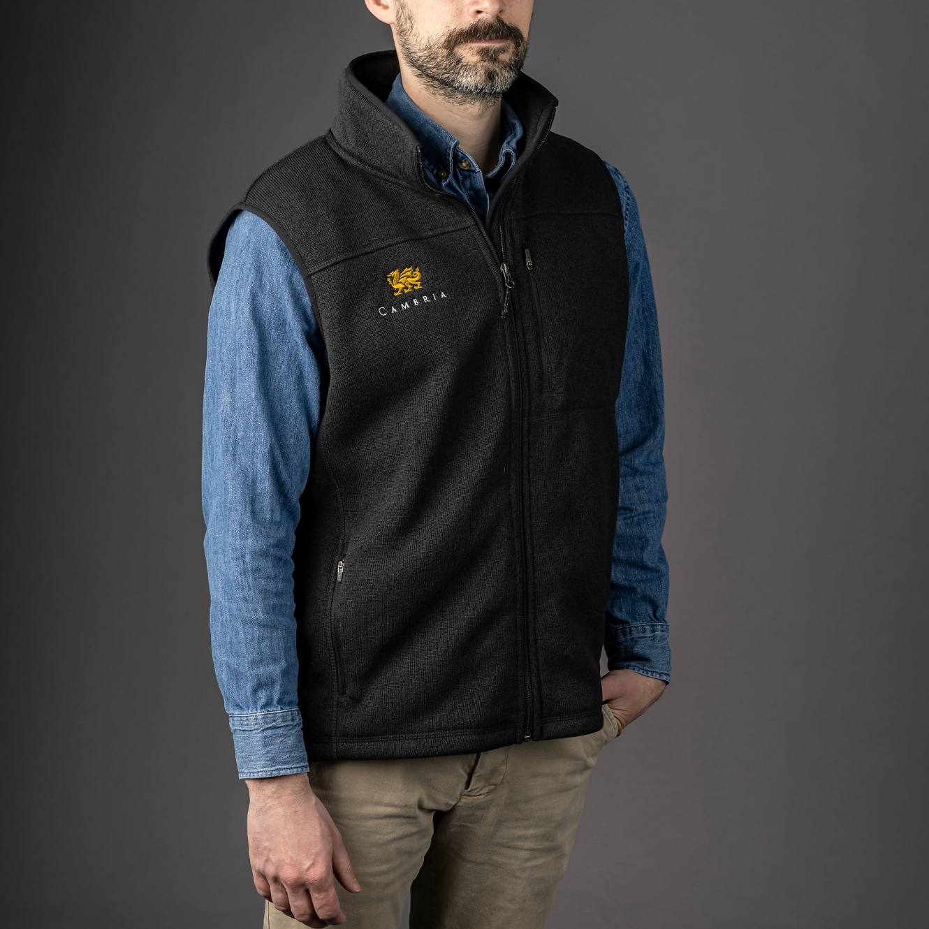 Sweater fleece vest hot sale mens