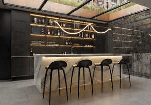 Windsor Steel Satin Ridge™ Quartz Sample