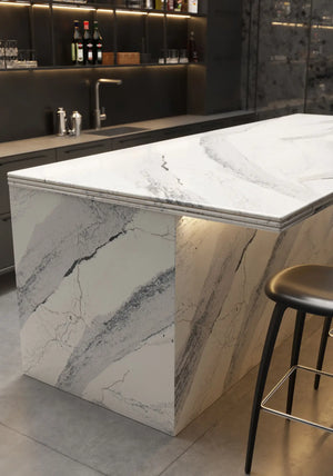 Windsor Steel Satin Ridge™ Quartz Sample