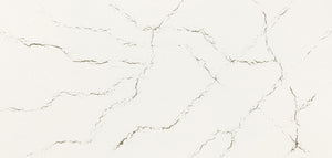 Berkshire Brass Satin Ridge Quartz Countertop Slab
