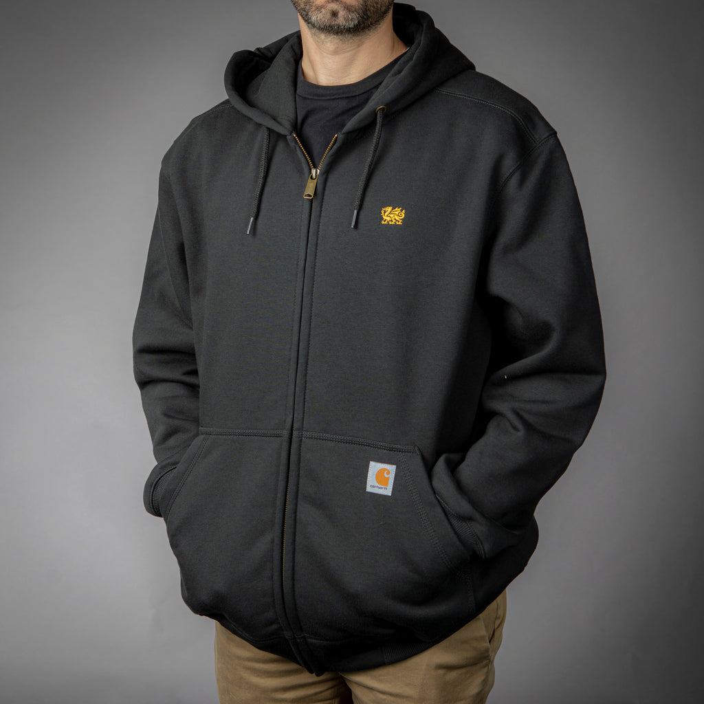 Carhartt® Rain Defender® Paxton Heavyweight Hooded Zip-Front Sweatshirt