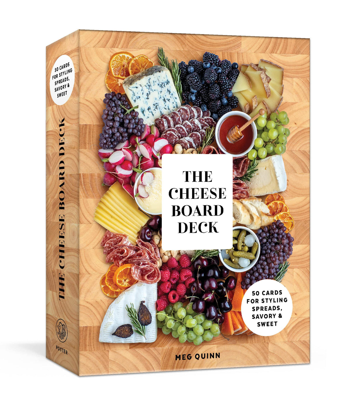 The Cheese Board Deck: 50 Cards for Styling Spreads, Savory & Sweet by Meg Quinn