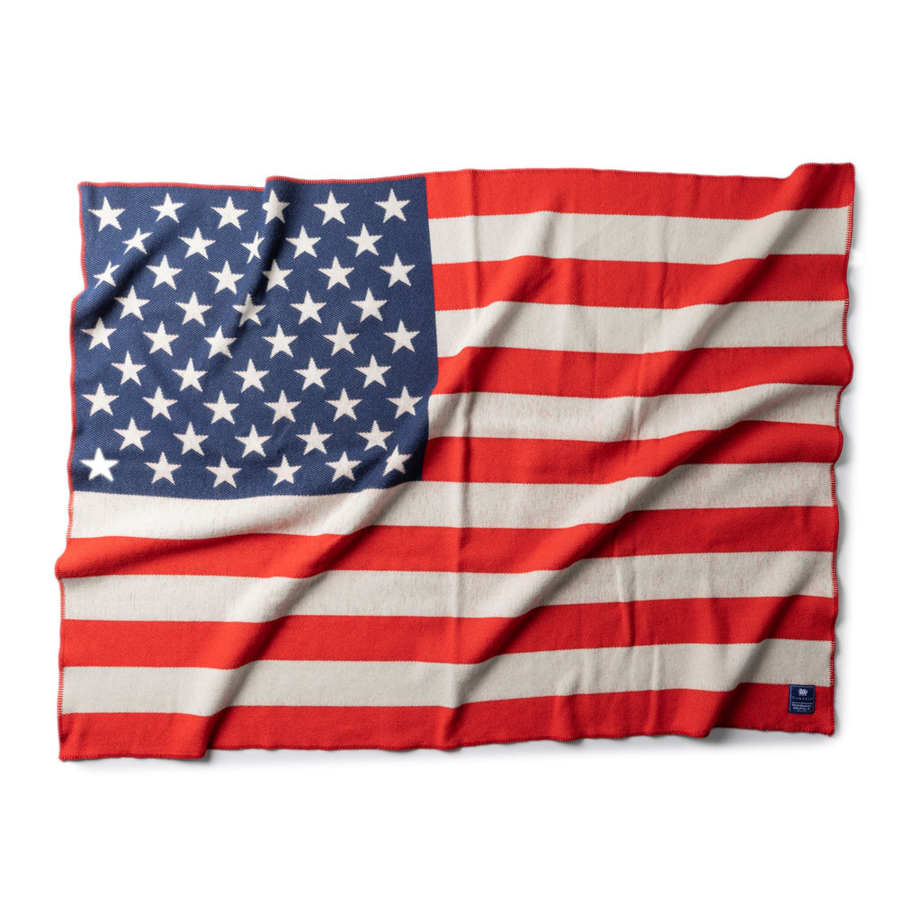 Fairbault Woolen Mill Co. American Flag Traditional Throw